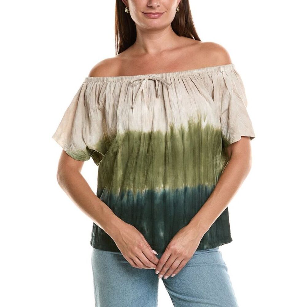 Xcvi Womens  Selda Top, Green